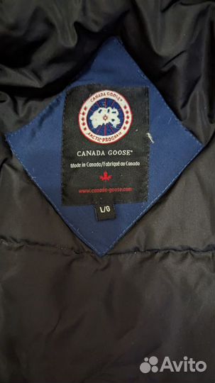 Пуховик canada goose мужской