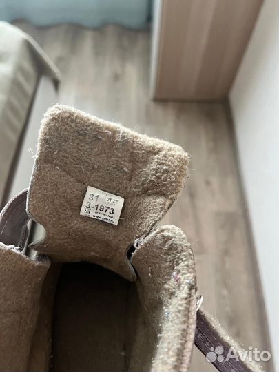 Ботинки демисезонные для девочки 31 размере