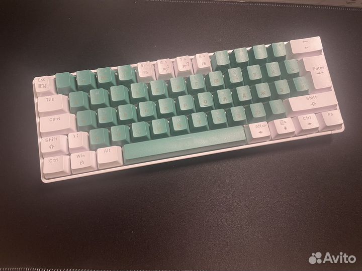 Механическая клавиатура белая Firewolf T60