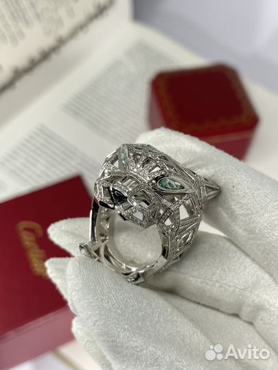 Cartier panthere кольцо пантера