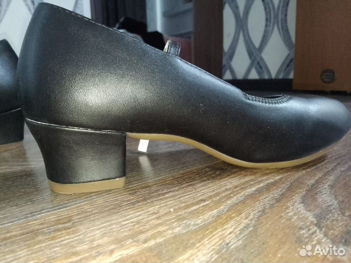 Туфли для народных танцев натуральная кожа