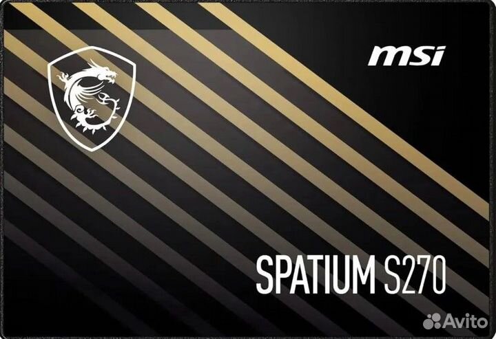 SSD накопитель MSI Spatium S270 240гб, 2.5