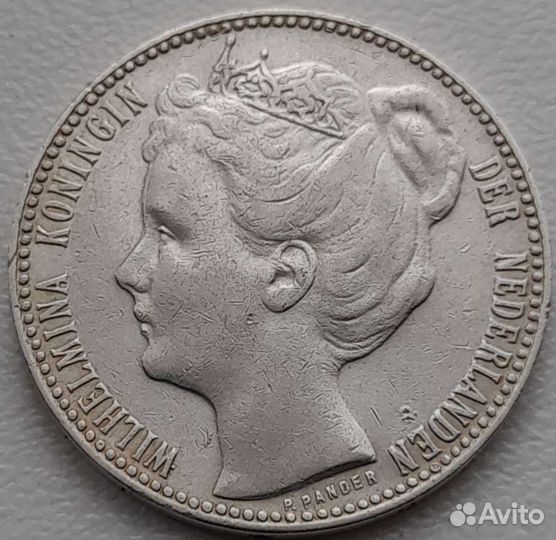 1 гульден 1904г