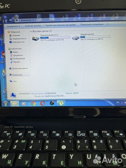 Нетбук asus eee pc