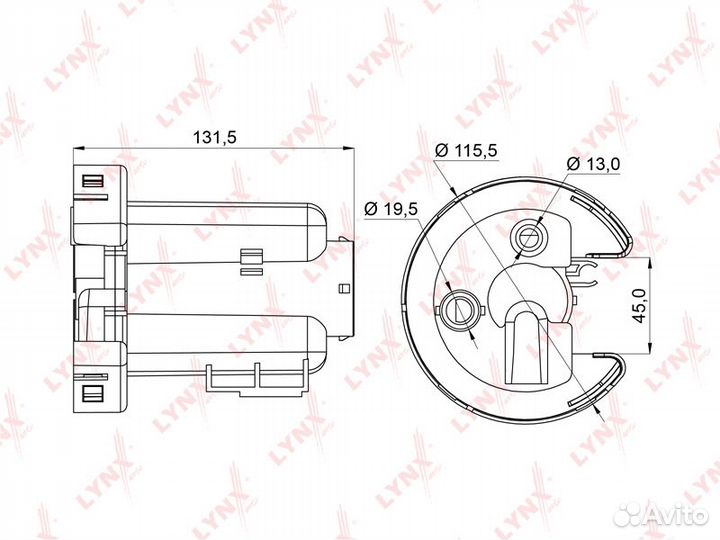 Фильтр топливный hyundai i30