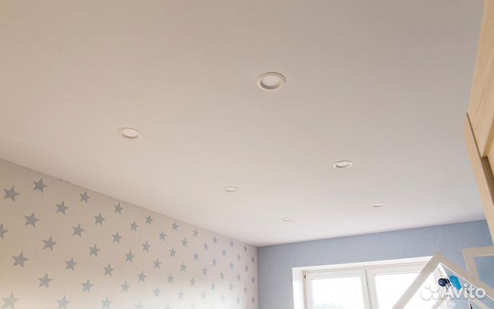 Натяжные потолки от частного мастера уже завтра