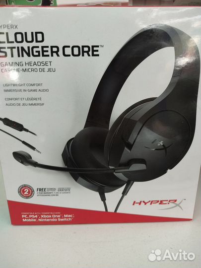 Наушники Проводные Накладные HyperX Cloud Stinger