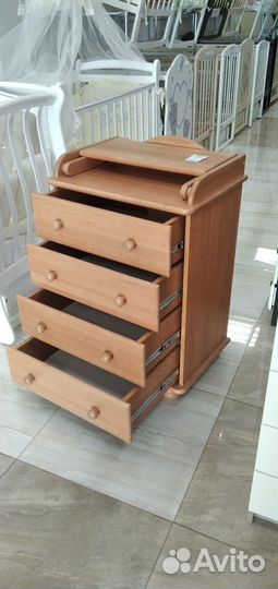 Комод Гандылян Аистенок мини пеленальный (4 ящика)