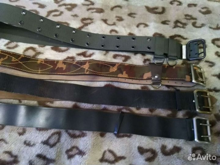 Ремни кожаные