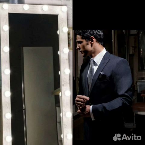 Зеркало гримерное большое