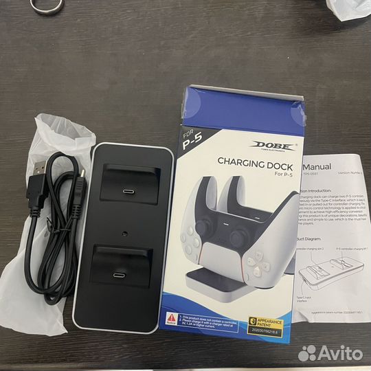 Зарядная станция dualsense ps5 dobe