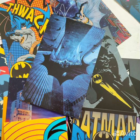 100 оригинальных открыток Бэтман