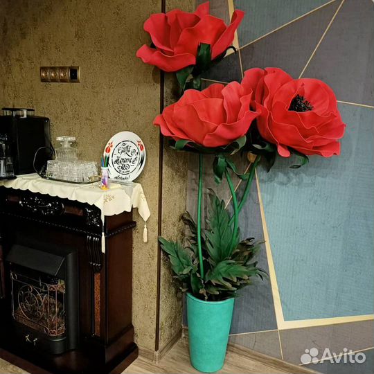 Топиарий, цветы ручной работы