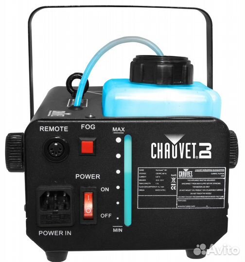 Дым машина Chauvet Hurricane 900W генератор дыма