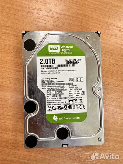 Жесткий диск WD 2 тб