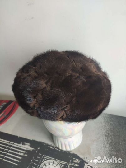 Берет женский норковый