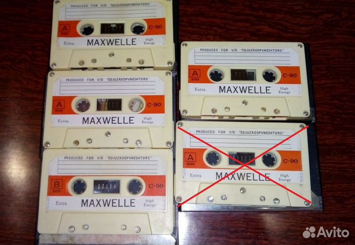 Аудиокассеты sony, maxwellе, maxell 80-е