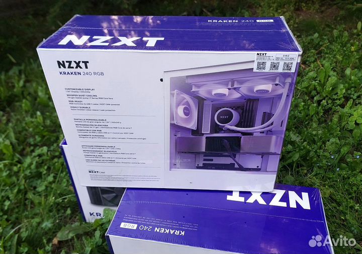 Nzxt Kraken 240 Black, White (Новые)