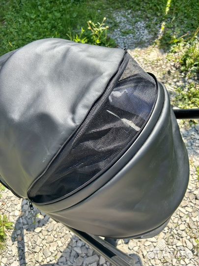 Коляска кожаная 3 в 1 verdi