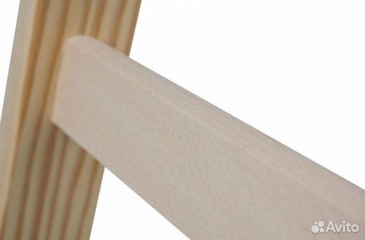 Стремянка деревянная krause 8 перекладин, двухсторонняя 170286