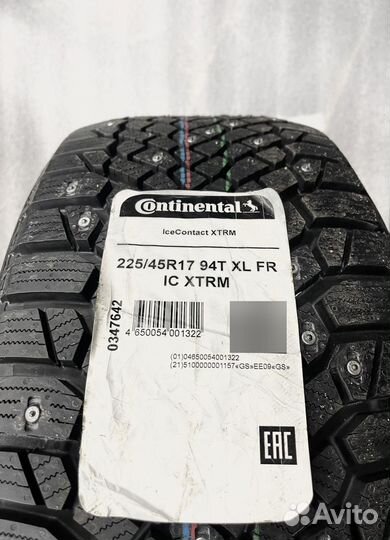 Новые Volkswagen Golf, Continental 225/45 R17