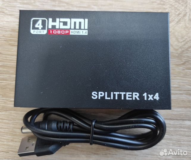 Сплиттер hdmi 1 в 4