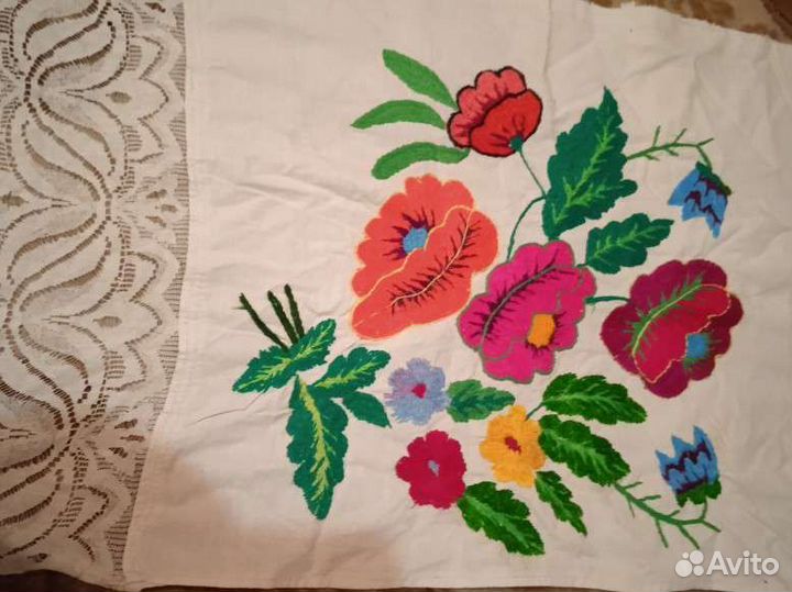 Старинные рушники, домотканные льяные