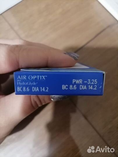 Контактные линзы Alcon Air optix Plus HydraGlyde