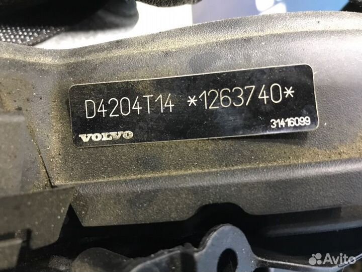 Двигатель Volvo Xc60 2.0 D4204T14 2016