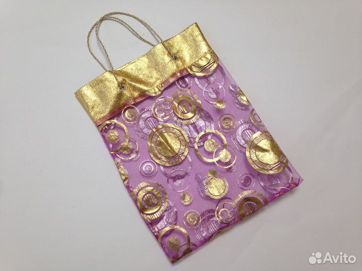 Мешок для конфет и подарков органза