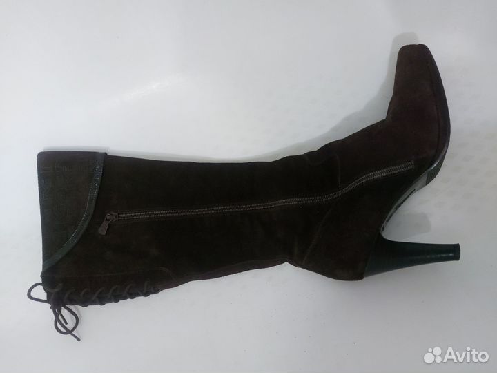 Сапоги женские натуральная кожа 36