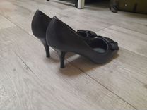 Туфли женские 38 размер, черные, высокая шпилька