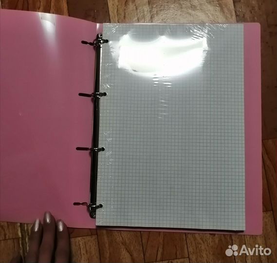 Тетрадь на кольцах А4, съемные листы