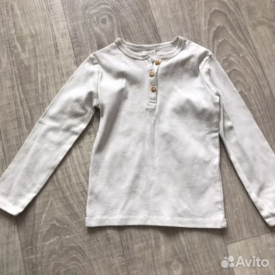 Хлопковая рубашка hm