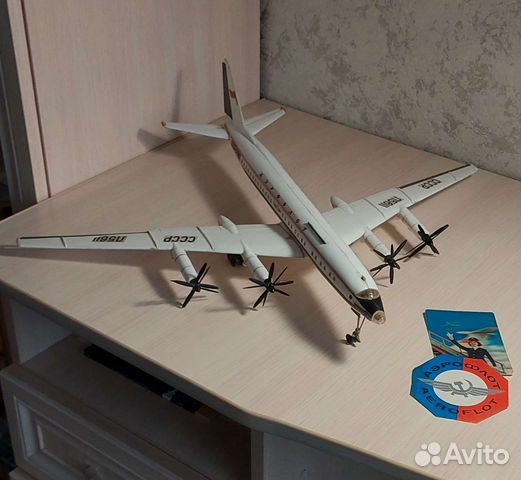 Модель самолета Ту 114 ГДР купить в Москве | Хобби и отдых | Авито