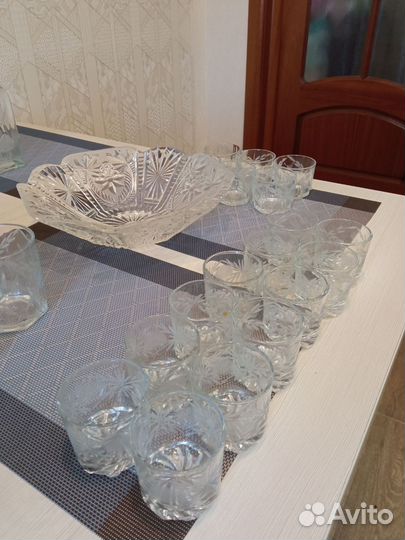 Набор стеклянной посуды