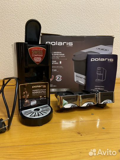 Капсульная кофеварка Polaris 3в1