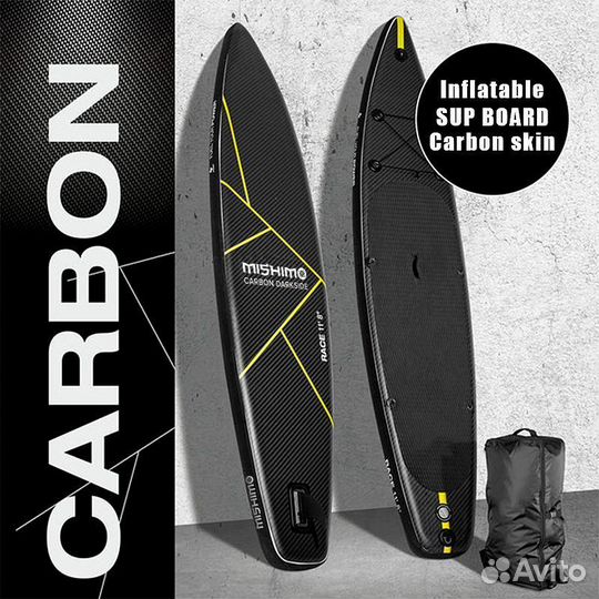 SUP (сап) доска mishimo carbon darkside 11’ 335см