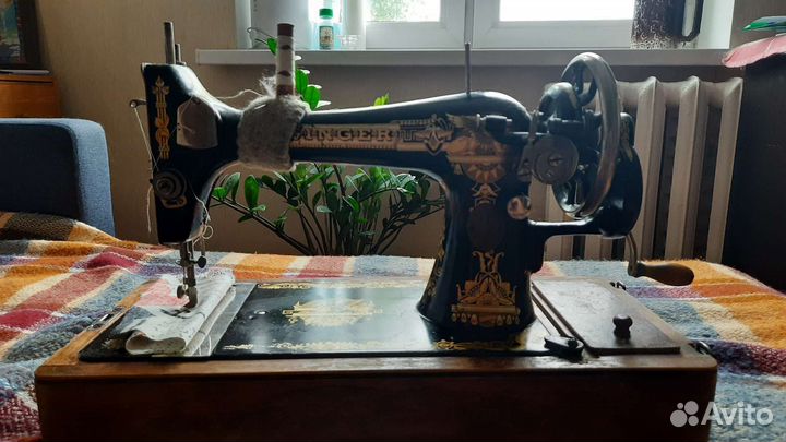 Раритет.Швейная машина зингер 19в