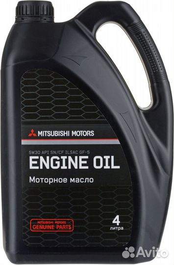 Моторное масло Mitsubishi Engine Oil 5W-30 полусин