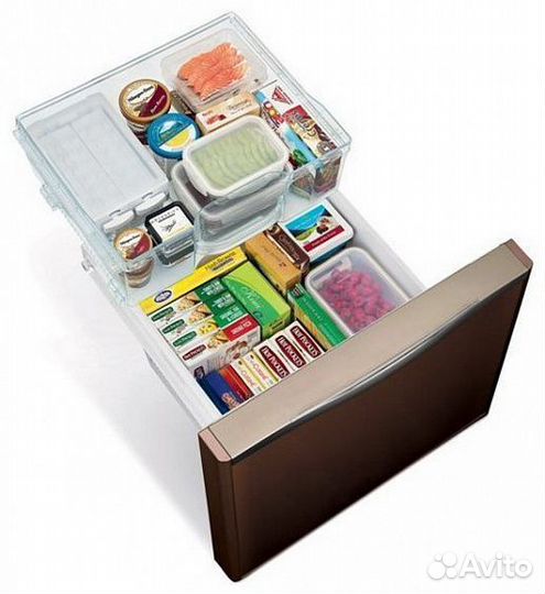 Холодильник hitachi R-B 572 PU7 GGR графитовое стекло