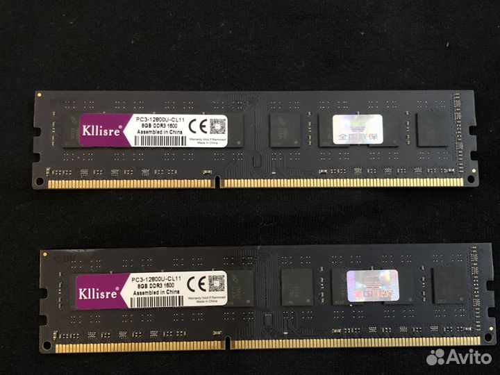 Оперативная память ddr3 8 gb 1600 (8x2)