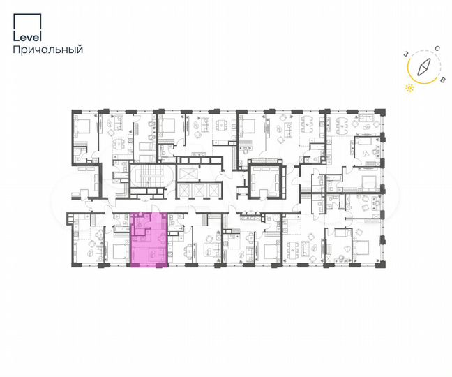 Квартира-студия, 21,7 м², 16/32 эт.