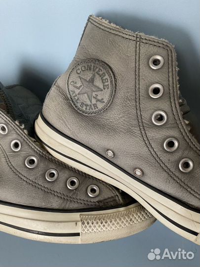 Кеды converse кожаные