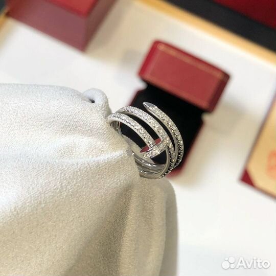 Кольцо Cartier Juste Un Clou золото 750,бриллианты