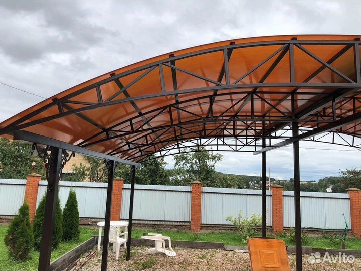 Металлический навес