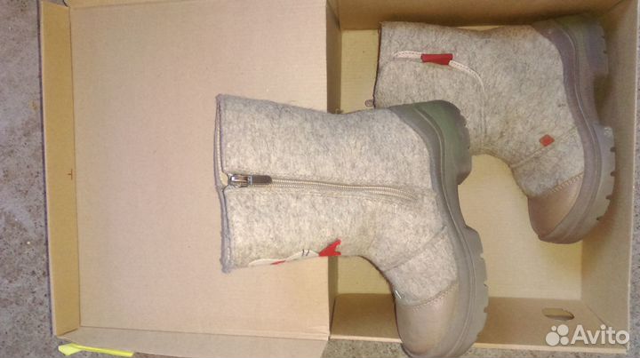 Валенки сапоги зимние на подошве филипок