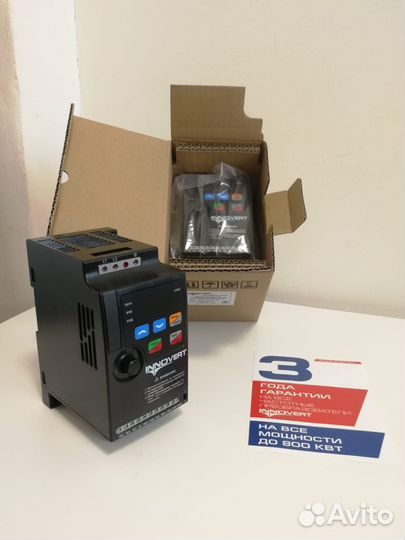 Частотник новый 1,5 кВт 1 ф / 3 ф 220 В 7А