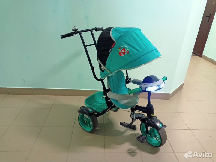 Велосипед с родительской ручкой