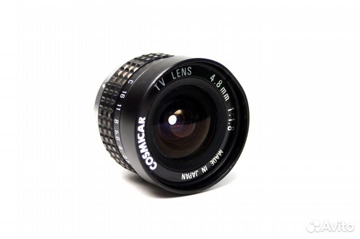 Cosmicar TV Lens 4.8mm f1.8 c-mount